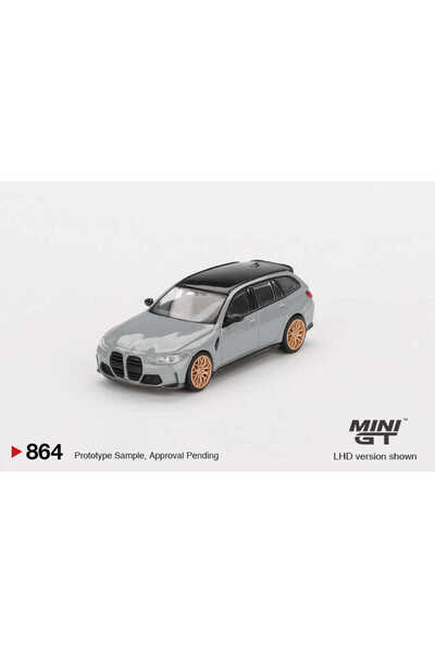mini gt 864 Bmw M3 Competition Touring Brooklyn Grey Mgt00864-L 1/64 Model Car