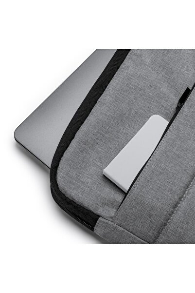 PARUNIV Padded Laptop Sleeve, 15", RPET Polyester, Gray