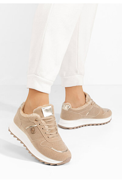 B T Shoes Khaki zimní tenisky dámské Carris