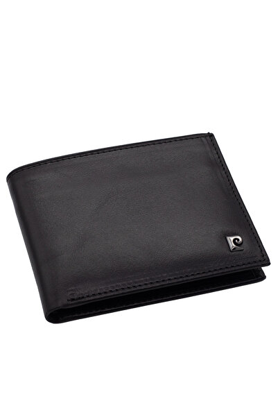 Pierre Cardin Black/Red Leather Men's Wallet 3664S9X