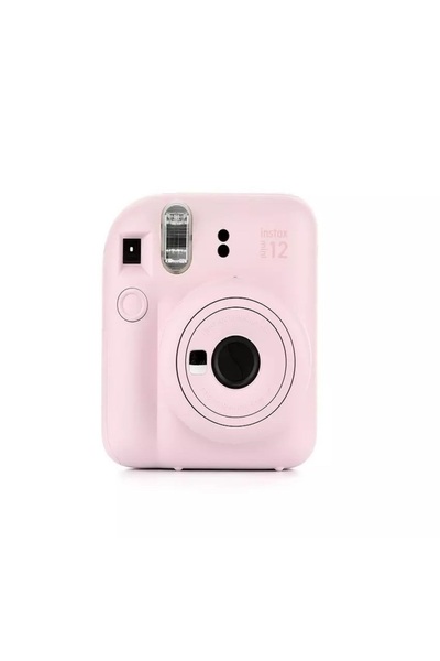 Fujifilm كاميرا فيلم فورية INSTAX Mini 12، لون وردي زهري