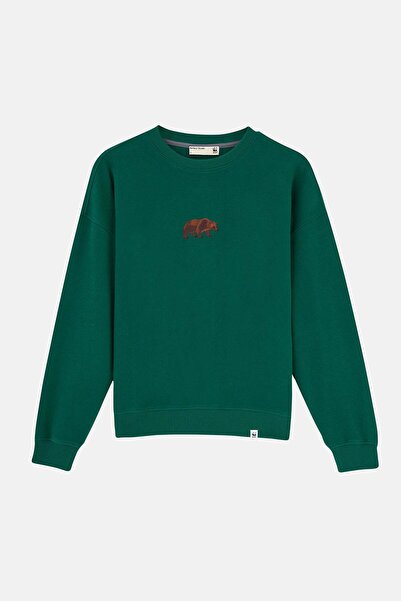 WWF Market Bozayı SuperSoft Sweatshirt - Nefti Yeşil