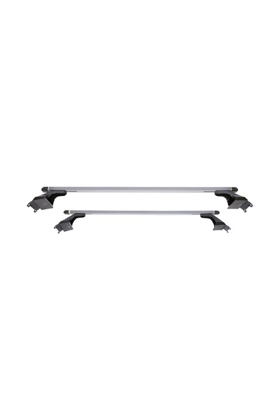 Lumi LUXURY Set of 2 transverse roof bars compatible with Dacia Logan II 2013-2020/ Sandero II 2013-2020