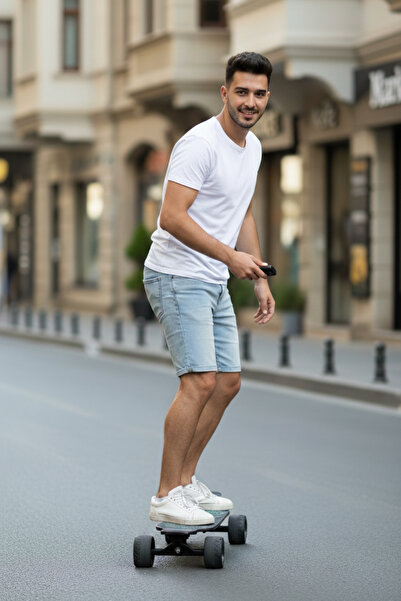 kochler H2B-02PRO Elektrikli Kaykay – 40 km/h Hız, 25 km Menzil, 120 kg Taşıma, Çift Motor 1000W Güçlü Model