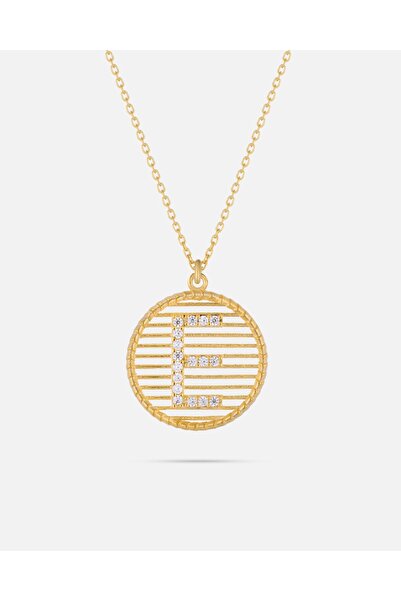 MEKS JEWELS Kişiye Özel 14 Ayar Harf Kolye