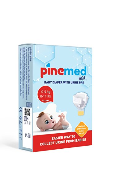 PİNEMED حفاضات لجمع البول للأطفال للأغراض الطبية (0-5 كجم) 2 قطعة