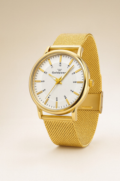 Goldpower Unisex Wicker Magnet Corded Wristwatch