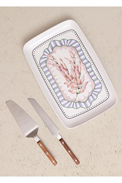 The Mia Spring Dikdörtgen Servis 33x21 cm SPR0015