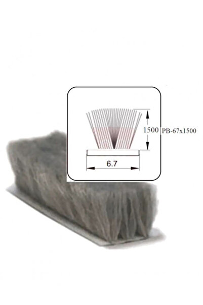 AYRINTISHOP Cam Balkon Kıl Fitil / Sürgülü Kapı Kıl Fitilleri 67x1500 25metre