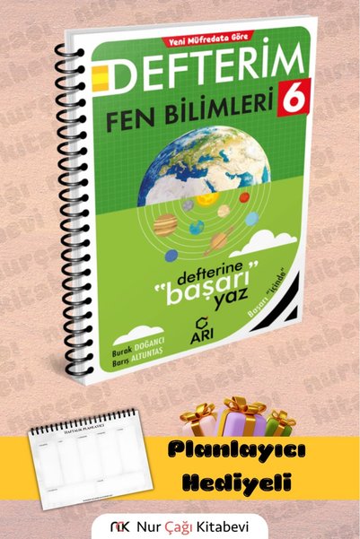 Arı Yayıncılık 6. Sınıf Fen Bilimleri Defterim