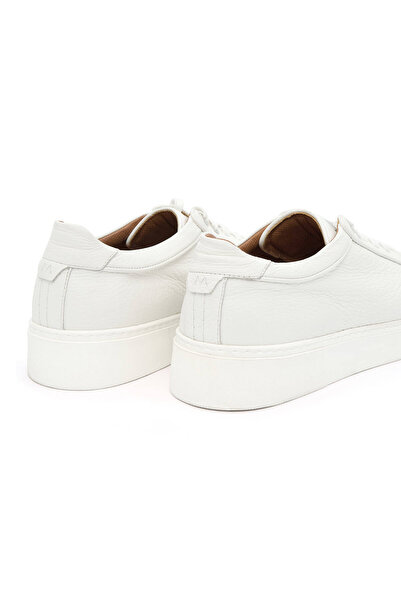 Hemington Natural Leather Handmade White Sneaker