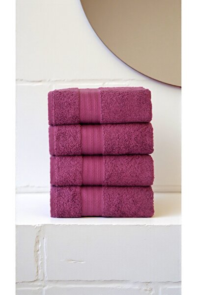 Denia Home Textile |   Evoa |   100% Cotton 4-Piece Hand / Face Towel Set