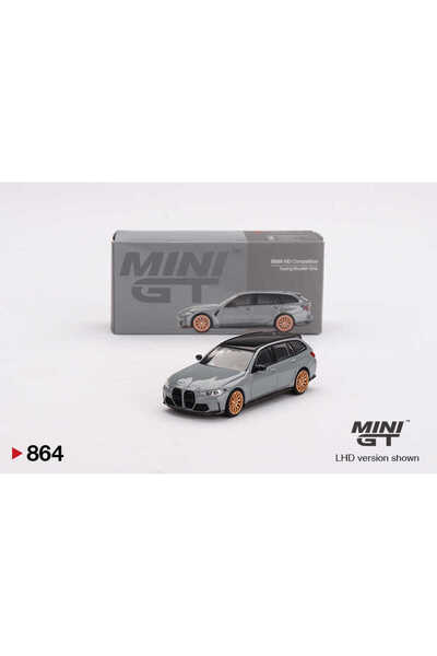 mini gt 864 Bmw M3 Competition Touring Brooklyn Grey Mgt00864-L 1/64 Model Car
