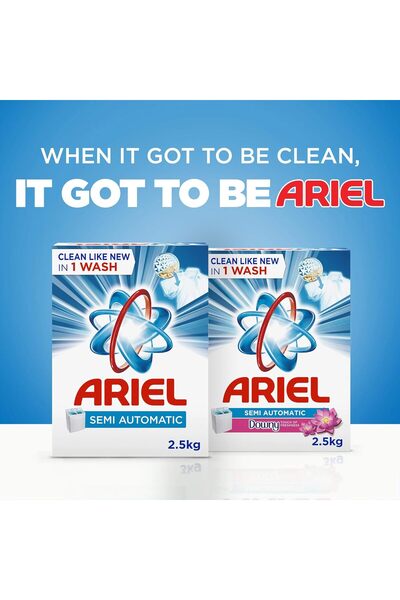 Ariel 13742 Laundry Powder Detergent Original Scent, 9Kg - Dual Pack