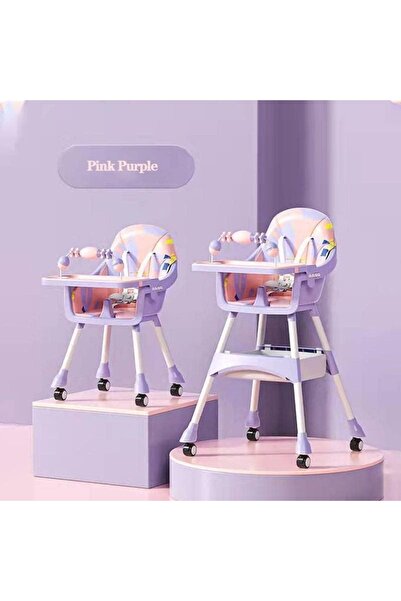 Generic Baby High Chair - Newborn High Chair | Adjustable Double Feeding Tray with Baby Carrier