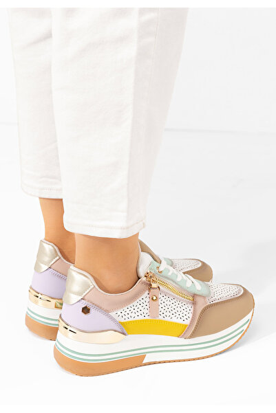 B T Shoes dámské tenisky na platformě Reita colorati