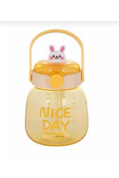 Relaxion Cute Rabbit Flask (1100 ml) with Sticker Gift