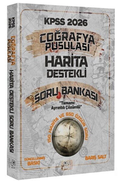 Ankara Kitap Merkezi 2026 KPSS Coğrafya Pusulası Harita Destekli Soru Bankası...