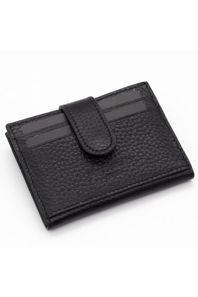Pierre Cardin Siyah Unisex Deri Kartlık 0107S3L