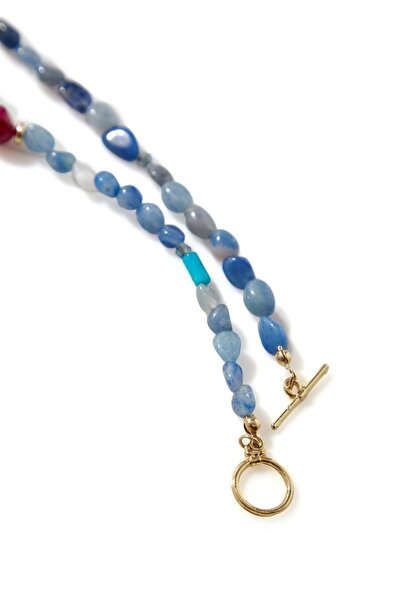 lenoir STARLİT BLUE KOLYE