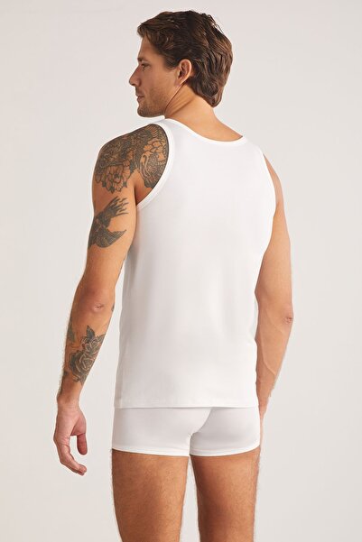 Kom Scott Men's Thick Strap 2-Piece Basic Tank Top Set