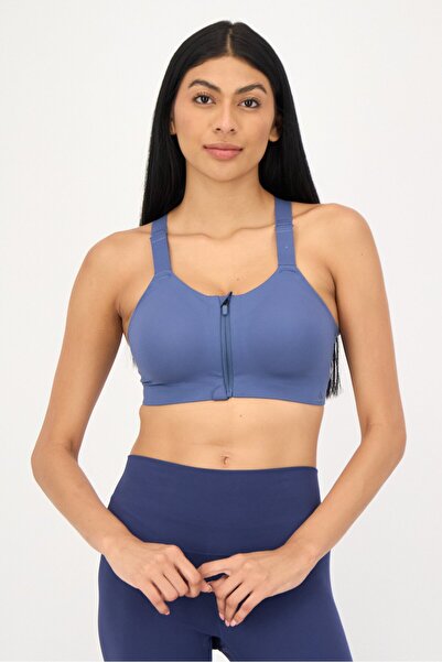 adidas Women Padded Training Sport Bra, Blue
