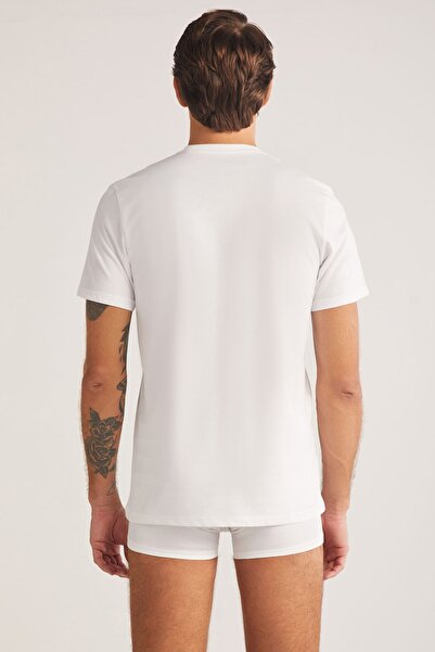 Kom Eduardo Men's Crew Neck Short Sleeve 100% Cotton 2-Piece Tshirt Set