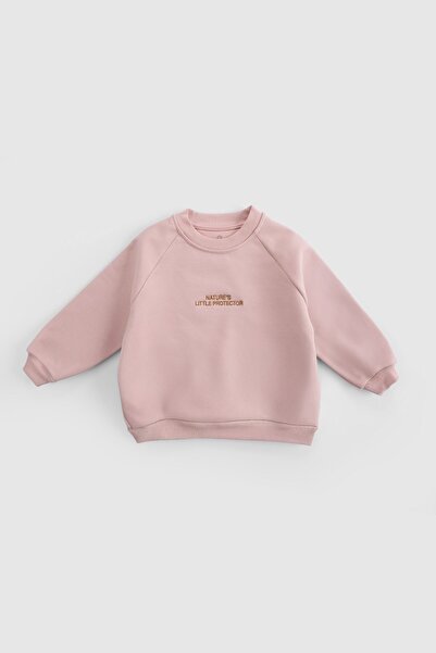 Little Gusto Organic Cotton Pink Baby Set with Fluffy Inside