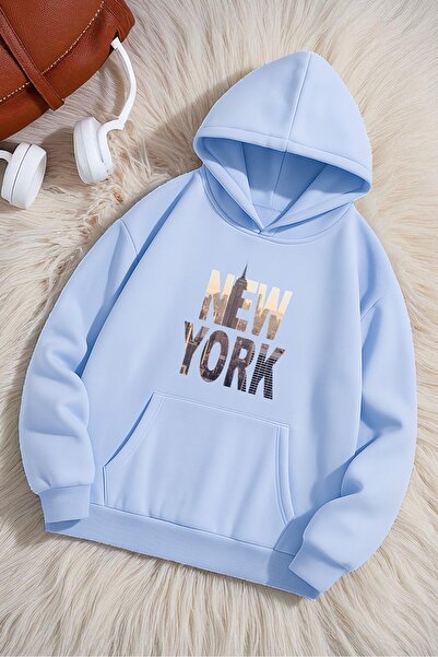 uyguntarz Φούτερ με στάμπα New York Oversize
