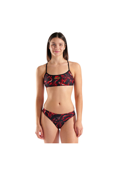 ARENA Graphic Indomitus Kadın Siyah Bikini Takımı 010657550