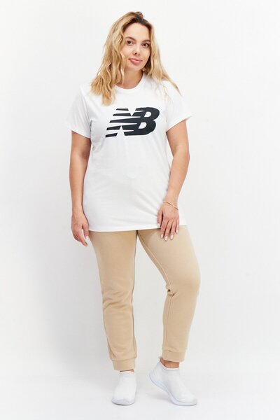 New Balance Women Sportswear Fit Short Sleeve Training T-Shirt, White
