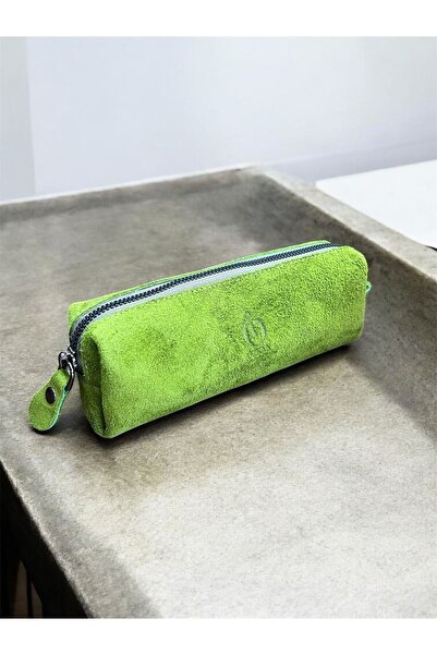 ÖzkanAccessory Multicolored Genuine Leather Pen Holder & Gift for Preschool