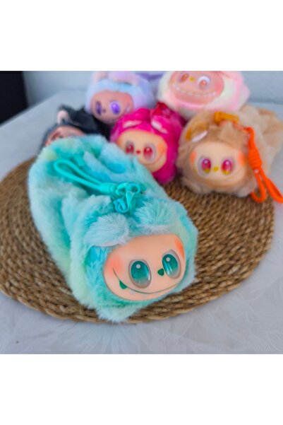 senacacollection Labubu Plush Drawstring Pencil Case Imported Plush Pen Holder 1Pc