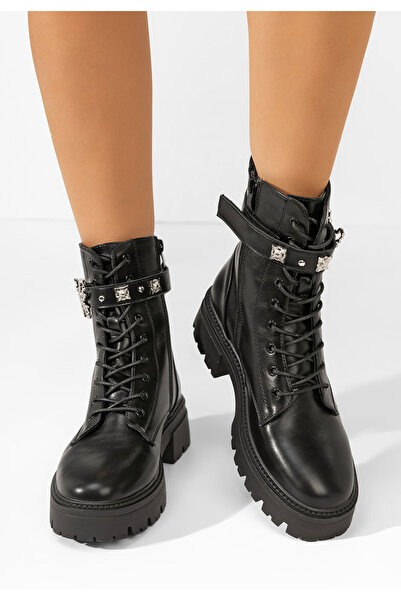 B T Shoes Αρβυλάκια γυναικεία Barebria μαύρα