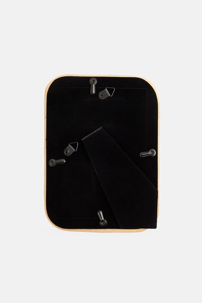 Enchante Accessories Rectangle Champagne Resin Photo Frame, Gold