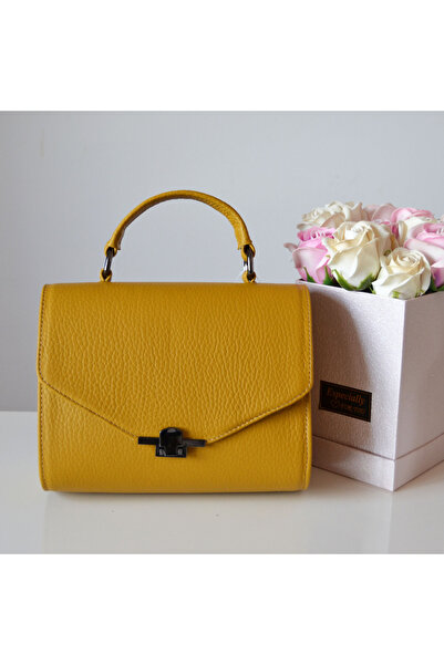 Zea Geanta Dama Casual Piele Naturala Argila