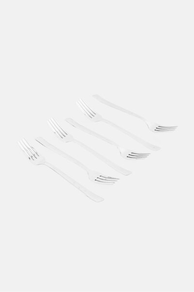 YOTO 6 Pieces Stainless Steel Dinner Forks, Silver
