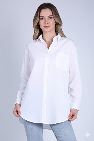 VeniLife Poplin Kadın Gömlek - Uzun Kollu Basic Model