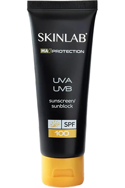 Skinlab واقي من الشمس بعامل حماية من الشمس SPF 100، حماية من الأشعة فوق البنفسجية فئة A وB لجميع أنواع البشرة، مقاوم للماء وشفاف 100 مل