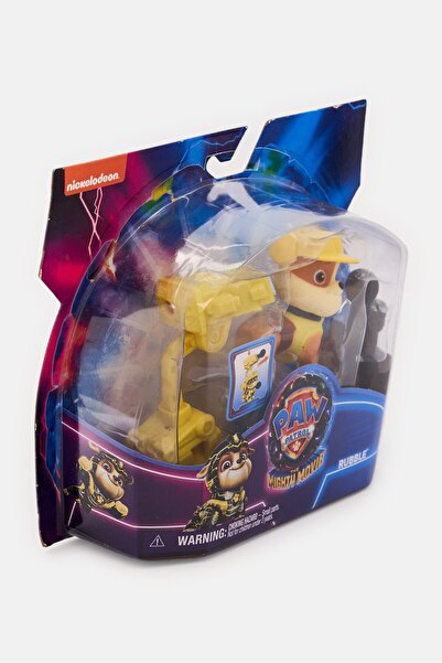 PAW PATROL Mighty Movie Hero Pups Rubble Figure
