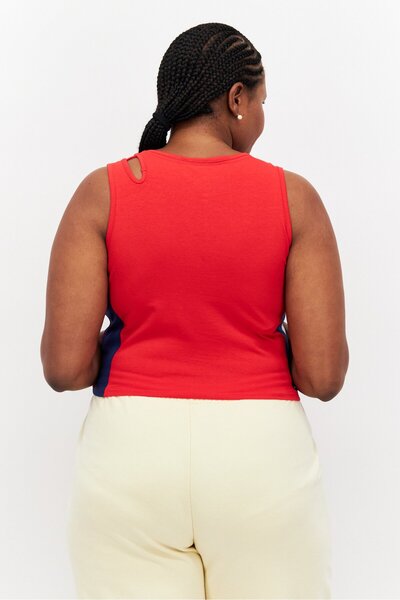 Tommy Hilfiger Women Sportswear Fit Training Top, Red