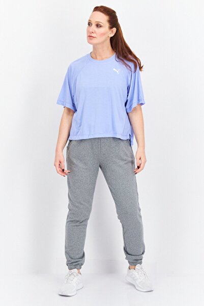 Puma Women Sportswear Fit Short Sleeves Training Top, Lavender