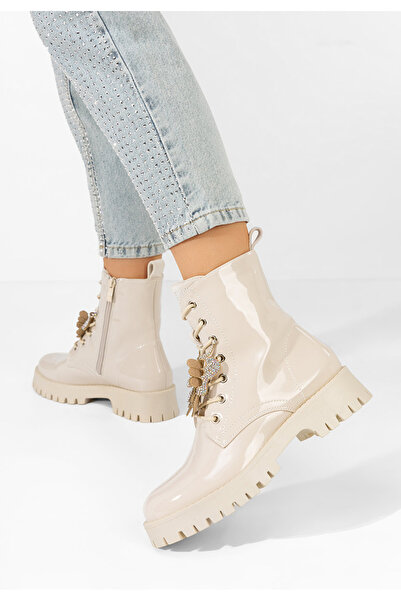 B T Shoes Αρβυλάκια γυναικεία Claudine μπεζ