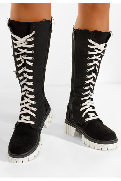 B T Shoes Bocanci inalti dama negri Fomitena