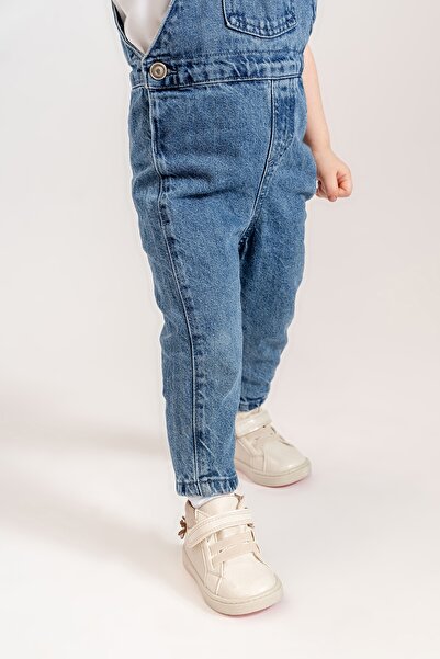 mnpc Kız Çocuk Bej Hakiki Deri Suya Dayanıklı Anatomik İlk Adım Bot