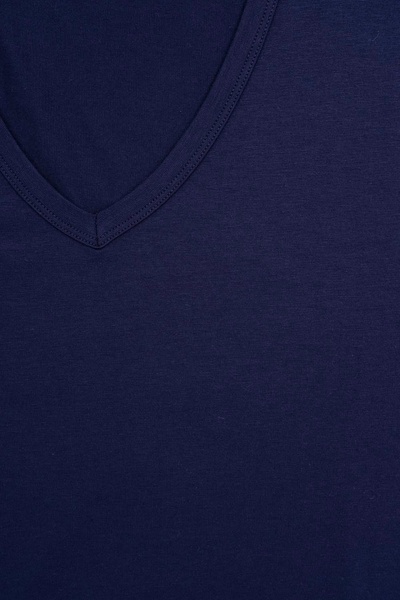 Kom Barny Men's V-Neck Zero Sleeve Cotton 2-Piece Undershirt Set