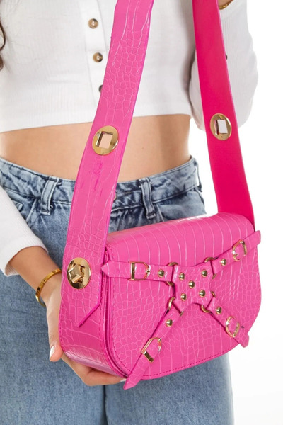 Gullfoss Manc Model Çanta Çift Taraf Askılı Omuz Çanta