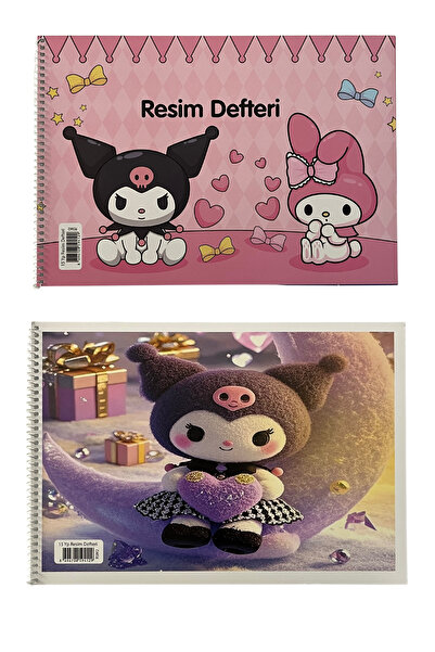 TREND16 Kuromi Desenli 25X35 Resim Defteri 15YP
