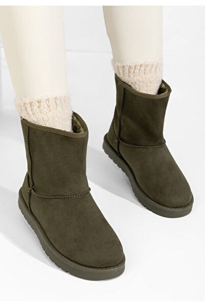 B T Shoes Μπότες Τύπου ug πρασινο Chica