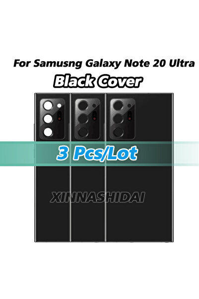 Choice11 3 pcs black cover New For Note20 Ultra N980 Battery Back Cover Glass...